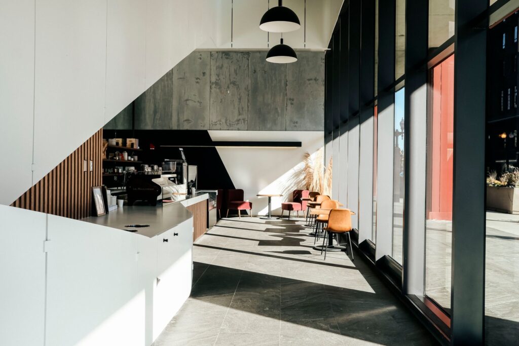 Kafé og serveringsmiljø